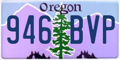 OR license plate 946BVP