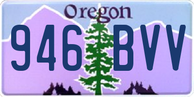 OR license plate 946BVV