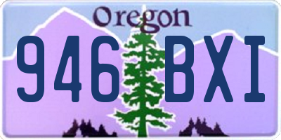 OR license plate 946BXI