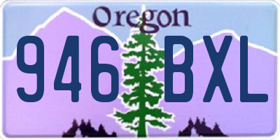 OR license plate 946BXL