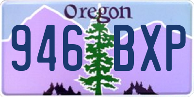 OR license plate 946BXP
