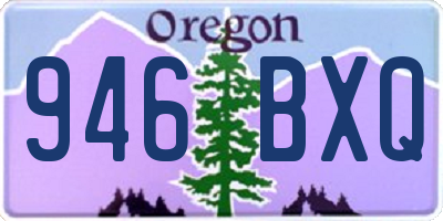 OR license plate 946BXQ