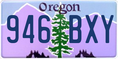OR license plate 946BXY