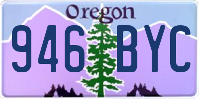 OR license plate 946BYC