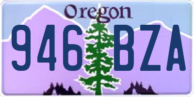 OR license plate 946BZA