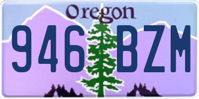 OR license plate 946BZM