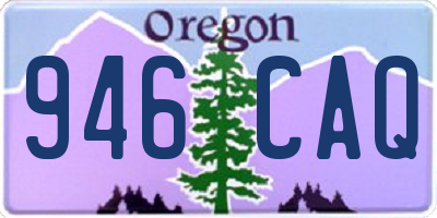 OR license plate 946CAQ
