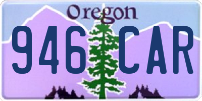 OR license plate 946CAR