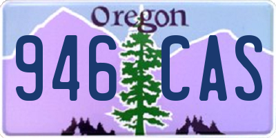 OR license plate 946CAS