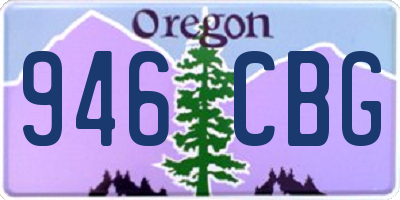OR license plate 946CBG
