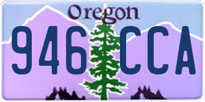 OR license plate 946CCA