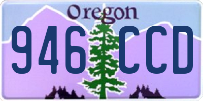 OR license plate 946CCD