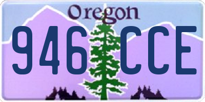 OR license plate 946CCE