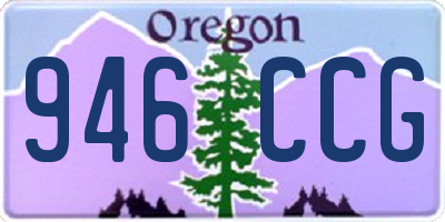 OR license plate 946CCG