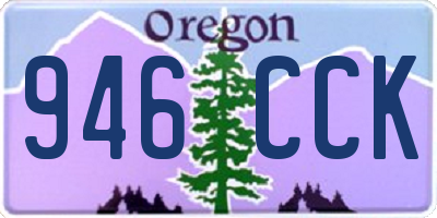 OR license plate 946CCK