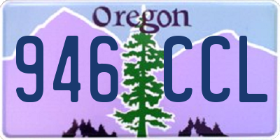OR license plate 946CCL