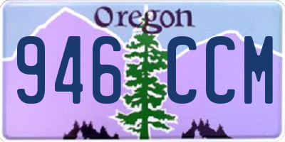 OR license plate 946CCM