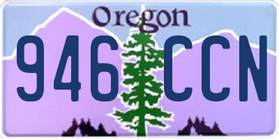 OR license plate 946CCN