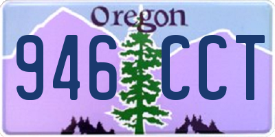 OR license plate 946CCT