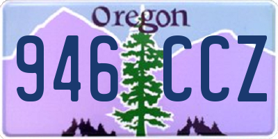 OR license plate 946CCZ