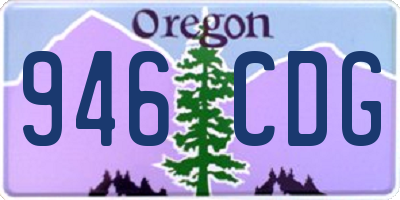 OR license plate 946CDG