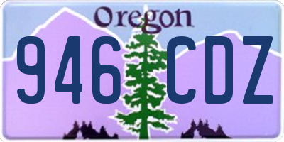 OR license plate 946CDZ