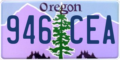 OR license plate 946CEA