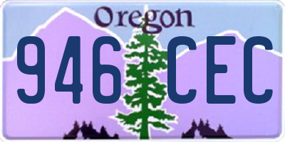 OR license plate 946CEC