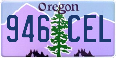 OR license plate 946CEL