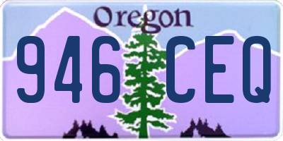 OR license plate 946CEQ
