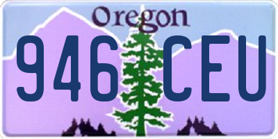 OR license plate 946CEU