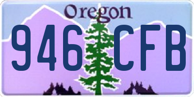 OR license plate 946CFB