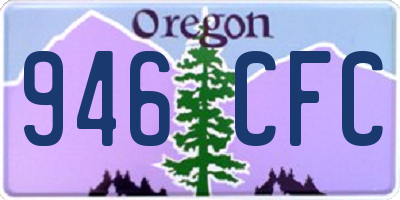 OR license plate 946CFC
