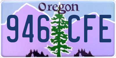 OR license plate 946CFE