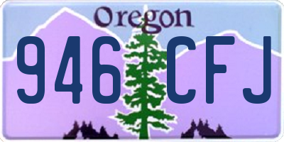 OR license plate 946CFJ