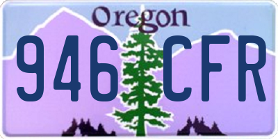 OR license plate 946CFR