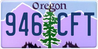 OR license plate 946CFT