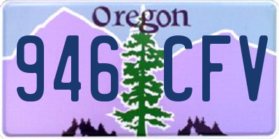 OR license plate 946CFV