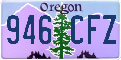OR license plate 946CFZ