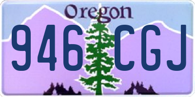 OR license plate 946CGJ