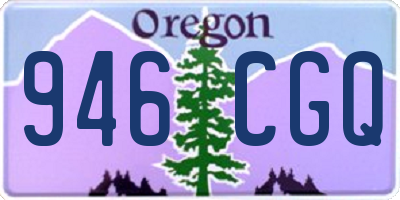 OR license plate 946CGQ