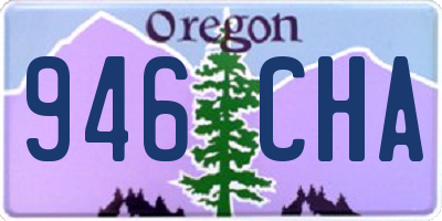 OR license plate 946CHA