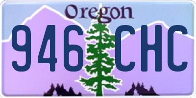 OR license plate 946CHC