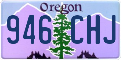OR license plate 946CHJ