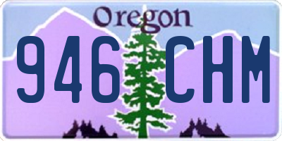 OR license plate 946CHM
