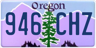OR license plate 946CHZ