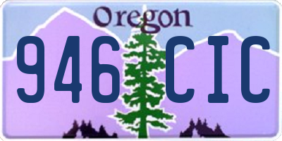 OR license plate 946CIC