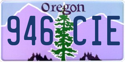 OR license plate 946CIE