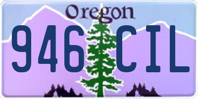 OR license plate 946CIL