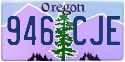 OR license plate 946CJE